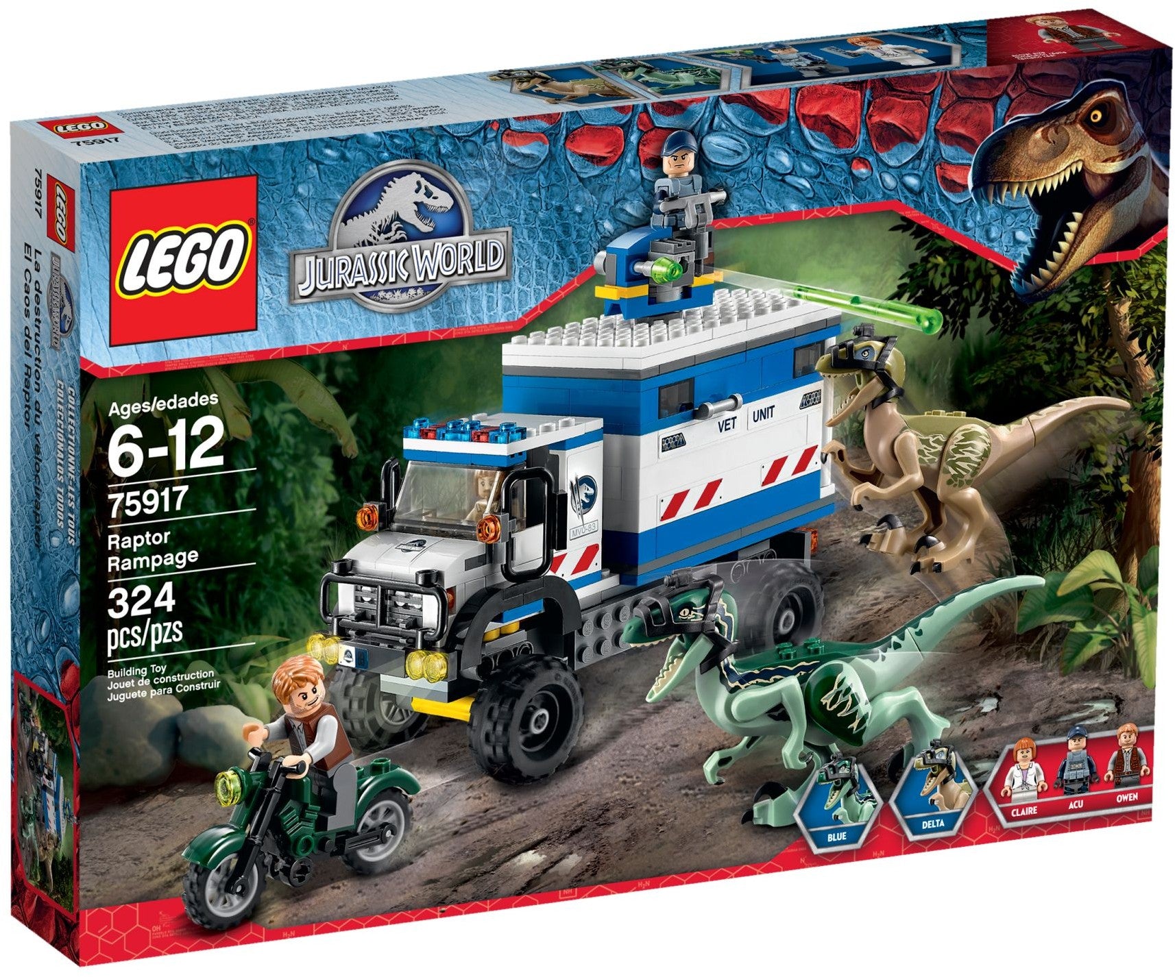 75917 Jurassic World Raptor Rampage