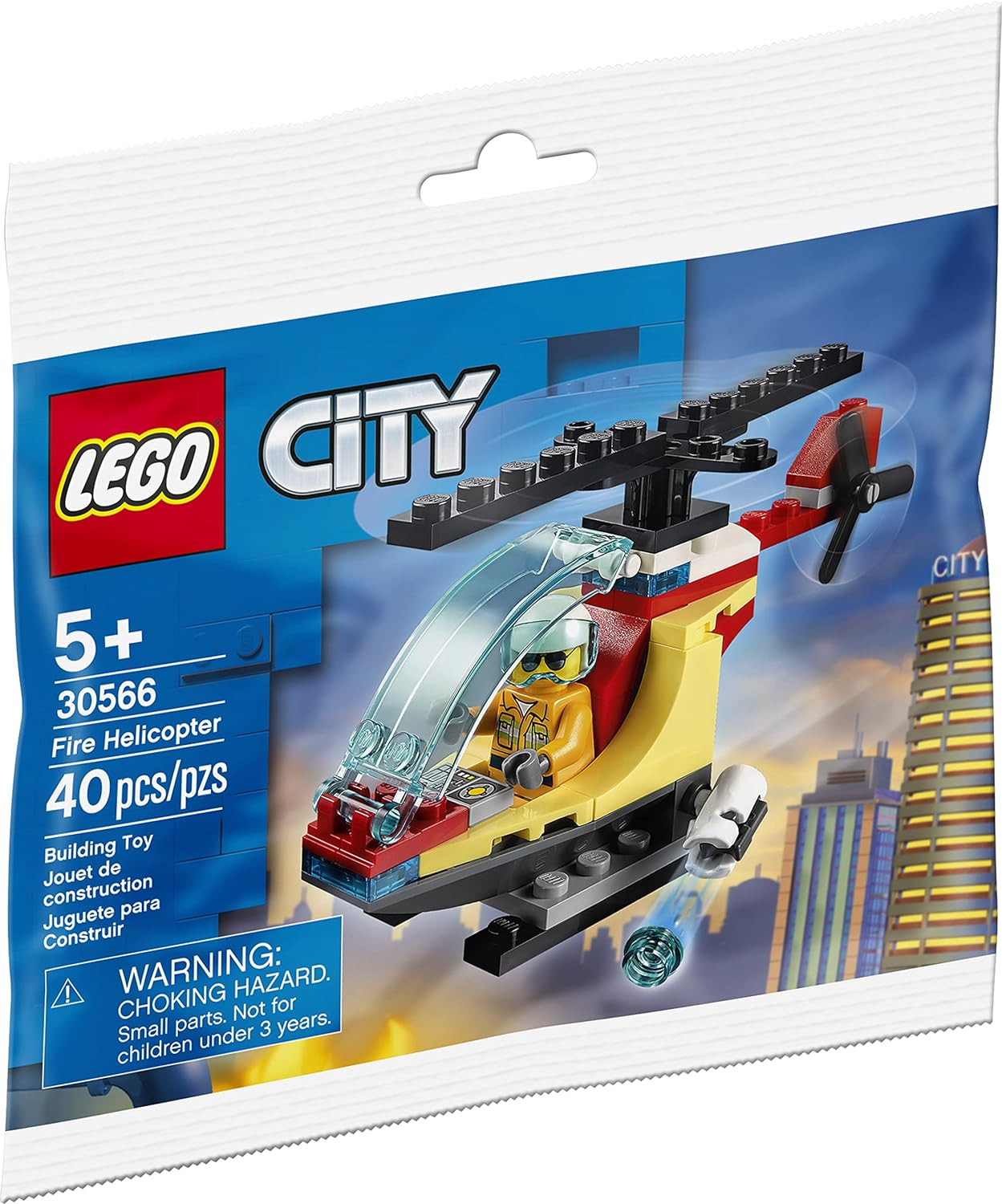 30566 Lego City fire helicopter